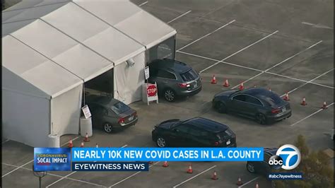 COVID Los Angeles: County reports nearly 10,000 new cases, highest ...