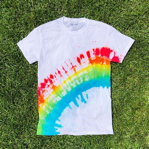 How to Tie Dye Rainbow Arch Pattern