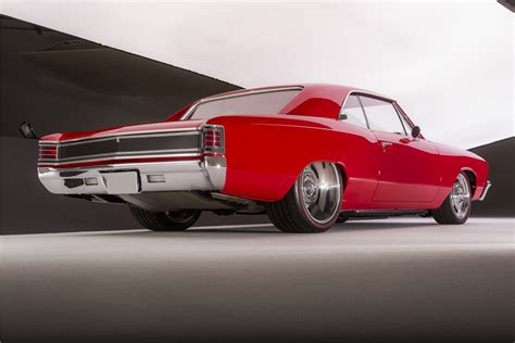 1967 Chevrolet Chevelle Custom Coupe - Rear 3/4 View