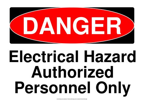 Electrical Safety Signs | Poster Template