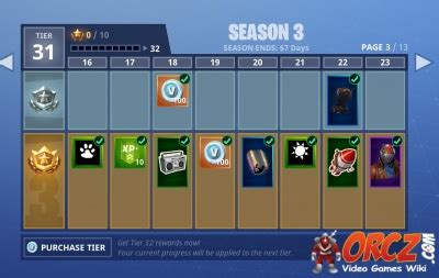 Fortnite Battle Royale: Season 3 Battle Pass Rewards - Orcz.com, The ...