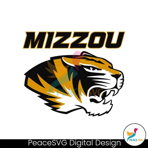 Mizzou Football Missouri Tigers NCAA SVG » PeaceSVG