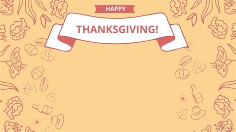 Thanksgiving Day Zoom Background in PSD, Illustrator, PDF, SVG, JPG ...