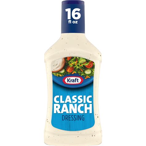 Kraft Classic Ranch Salad Dressing, 16 fl oz Bottle - Walmart.com