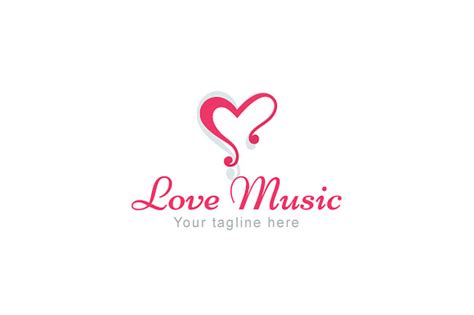 Love Music Stock Logo Template ~ Logo Templates on Creative Market