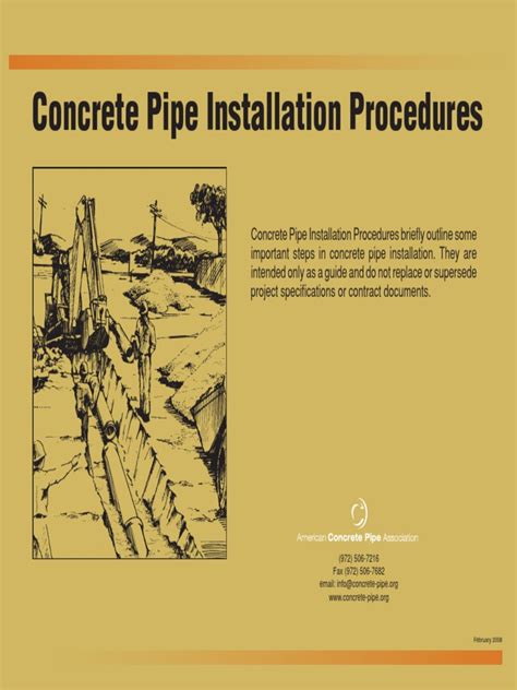 (PDF) Concret Pipe Installation Procedures_Dos and Donts - DOKUMEN.TIPS