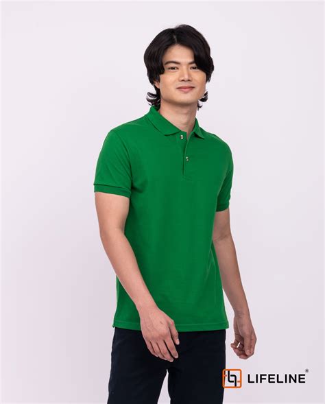 Lifeline Men's Poloshirt (Emerald Green) For Sale - Lifeline Shirts