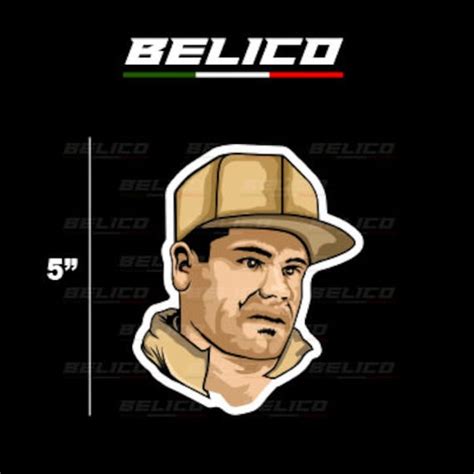 Joaquin Guzman Loera El Chapo Cartoon Sticker Decal 5 - Etsy