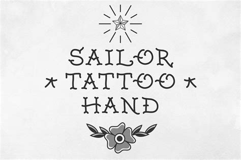 Sailor Tattoo Hand Font | Out Of Step Font Company | FontSpace