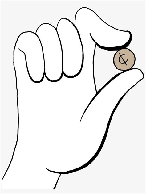 Cartoon Hand Holding Something - Cartoon Hand Holding Penny PNG Image ...