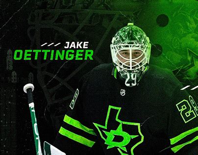 Jake Oettinger - Dallas Stars | Behance