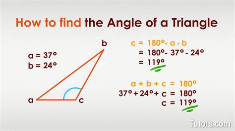 How to Find the Missing Angle of a Triangle (Video & Examples)