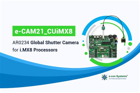 2MP Global Shutter Camera for i.MX8 Processors