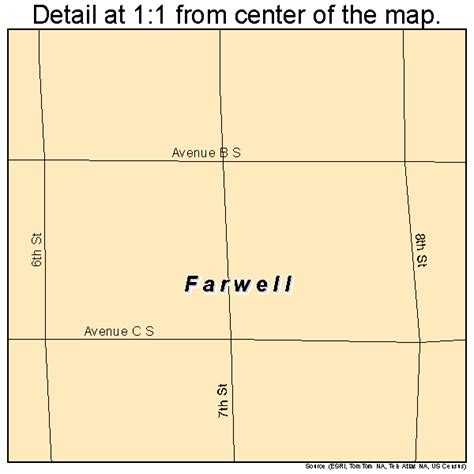 Farwell Texas Street Map 4825548