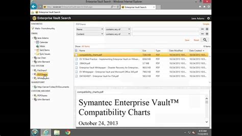 Enterprise Vault Search- Overview - YouTube