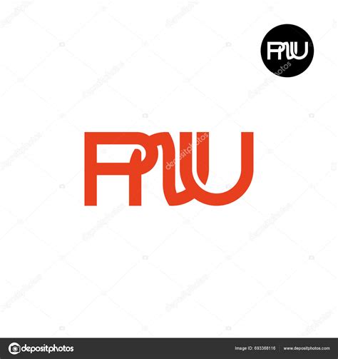 Letter Pnu Monogram Logo Design Stock Vector by ©RajifStock 693368116