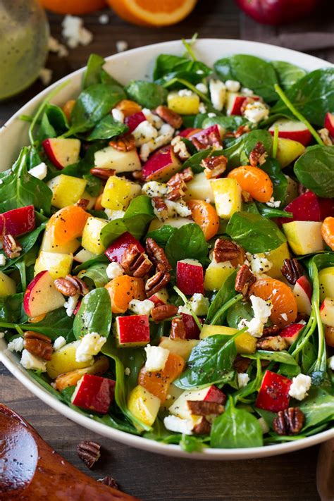 spinach salad with mandarin oranges