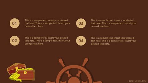 Scavenger Hunt PowerPoint Gold Chest - SlideModel