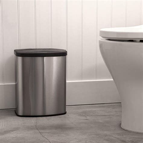 Small Motion Sensor Trash Can 2.1 Gallon | Kitchen trash cans, Trash can, Bathroom trash can