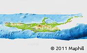 Physical Panoramic Map of West New Britain