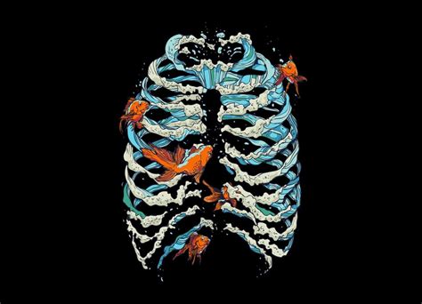 Fish Bone | Threadless Artist Shop | Bone art, Skeleton art, Art prints