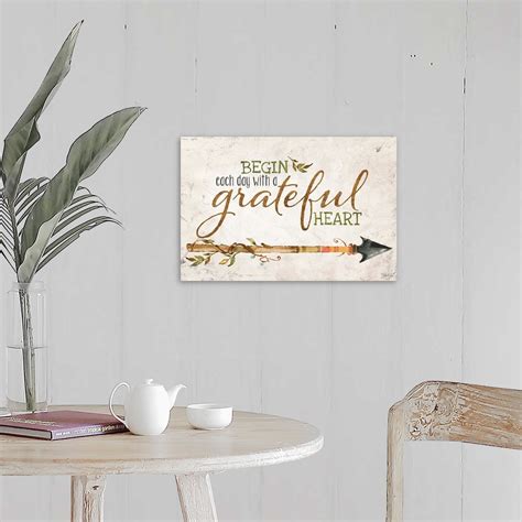 Grateful Heart Wall Art, Canvas Prints, Framed Prints, Wall Peels ...