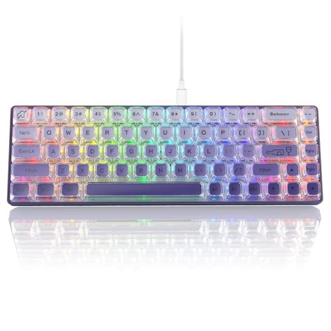 Buy Womier W-K68 60% Keyboard Gaming - Wired Mechanical Keyboard, Hot ...