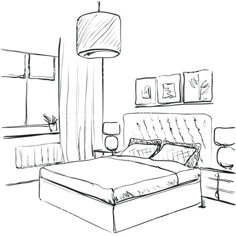 Bedroom Drawing Pencil at GetDrawings | Free download