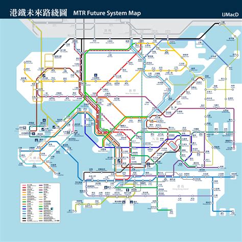 大帽山西貢都有站？港鐵迷製作MTR未來路線圖 | 港生活 - 尋找香港好去處