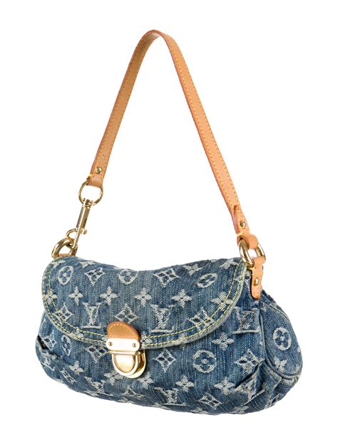 Louis Vuitton Denim Mini Pleaty Bag - Handbags - LOU50438 | The RealReal