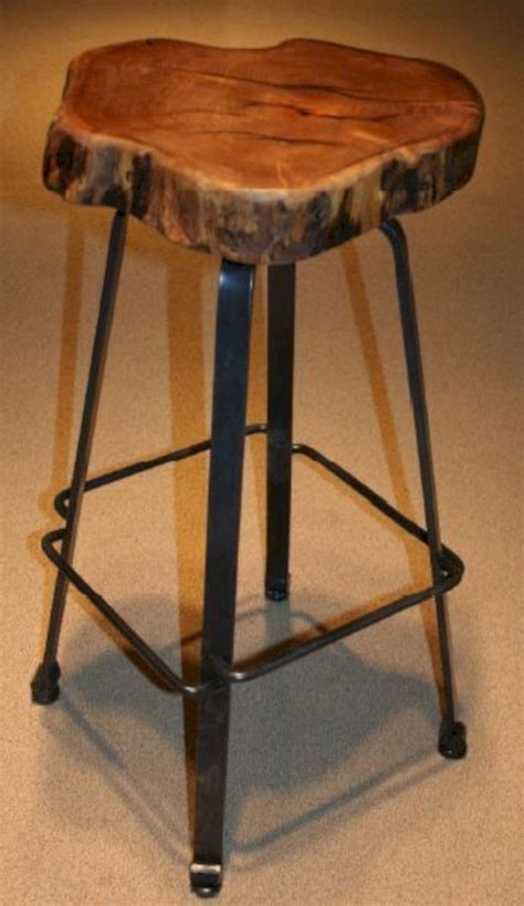 Rustic Log Bar Stools - Ideas on Foter