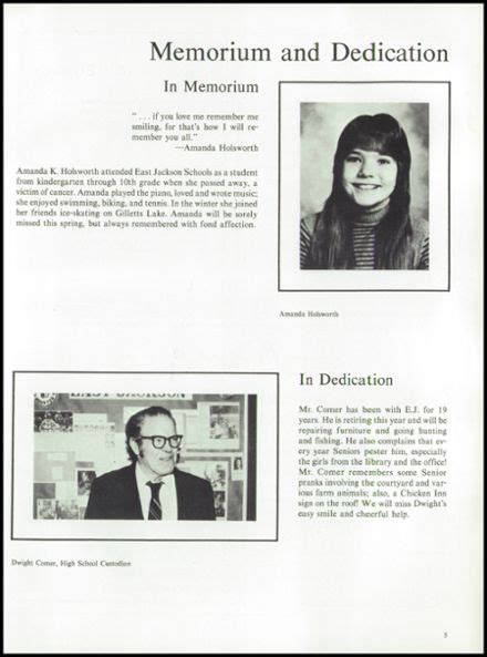 Explore 1983 East Jackson High School Yearbook, Jackson MI - Classmates