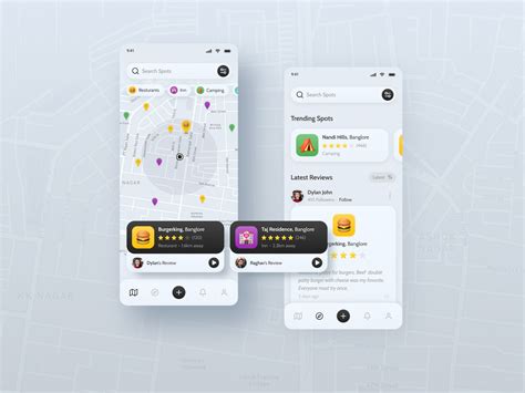 Spot finder app by Abhijith on Dribbble