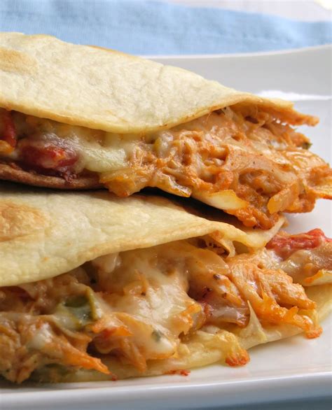 Best Chicken Quesadilla Recipe : Healthy Chicken Quesadillas Slender ...