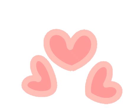 Transparent Heart Sticker Cute Pink Wobbly Heart GIF | GIFDB.com