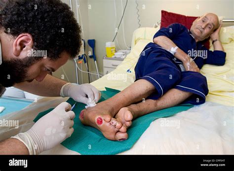 DIABETIC FOOT CARE Stock Photo - Alamy