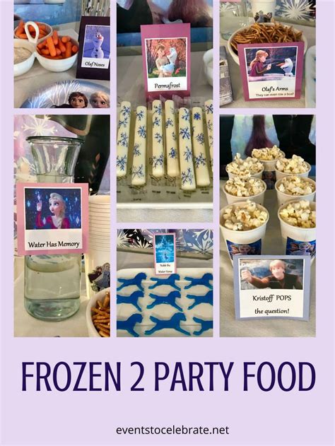 Frozen Themed Party Food Ideas - Design Talk