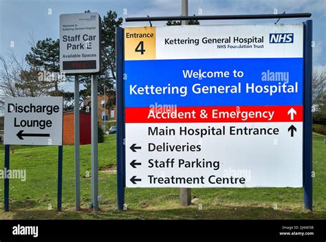 Kettering General hospital, Kettering, England Stock Photo - Alamy