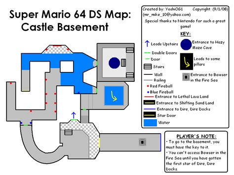 Super mario 64 b3313 map