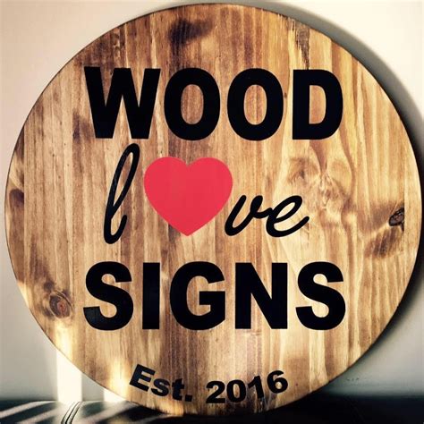 Wood Love Signs - YouTube