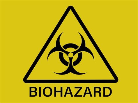 Premium Photo | Biohazard dangerous sign