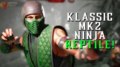 Classic MK2 Reptile Ninja Skin in Mortal Kombat 1!! - YouTube