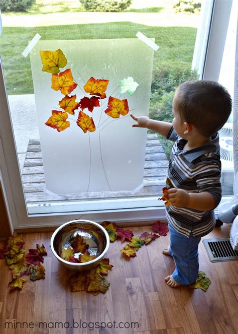 Minne-Mama: Fall Tree Contact Paper Play