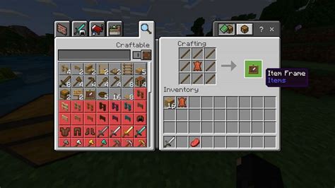 How To Make An Item Frame In Minecraft