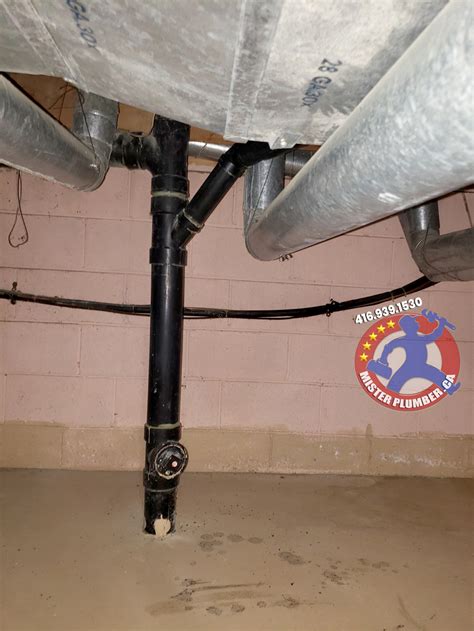 Drain Stack In Crawl Basement - Mister Plumber