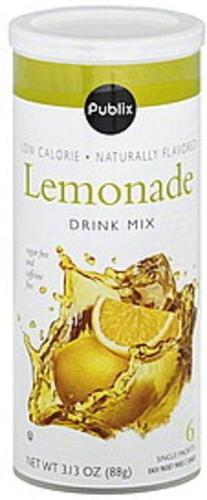 Publix Lemonade Drink Mix - 6 ea, Nutrition Information | Innit