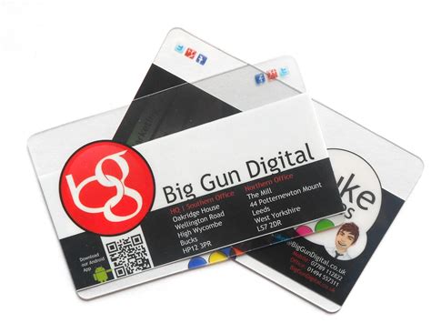 HG Cards - Clear Business Card, Transparent Business Card