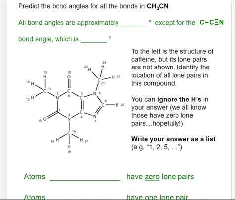 Solved Predict the bond angles for all the bonds in CH3CN | Chegg.com