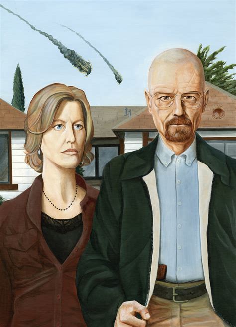 The Heisenbergs: Breaking Bad x American Gothic Painting