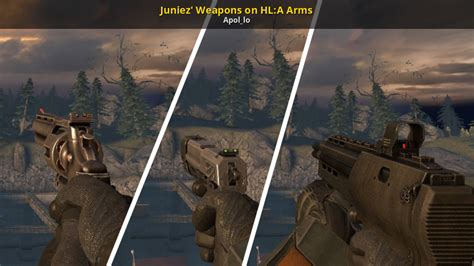 Collections : Juniez' Weapons on HL:A Arms [Half-Life 2] [Mods]